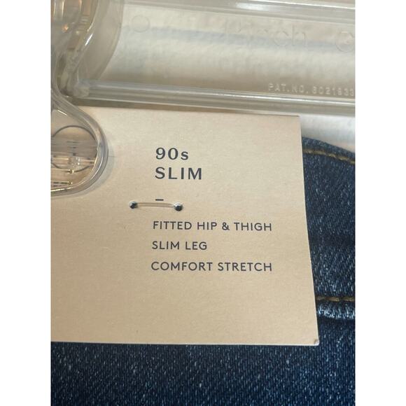 Universal Thread Womens Denim High Rise Slim Jeans Straight Leg Size 4R Blue NWT - Picture 6 of 7